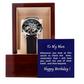 Gift for Husband / Partner, Luxury men's Openwork watch, present from Wife / Partner.