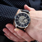 Gift for Husband / Partner, Luxury men's Openwork watch, present from Wife / Partner.