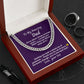 Gift for Dad from Son, Cuban Link Chain necklace, Gift for Birthday, Father's Day, Christmas