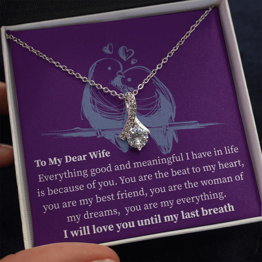 Wife Gift, Birthday Gift for Wife from Husband, Sentimental gifts for her, 1st anniversary gift for wife, Valentines gift, Christmas