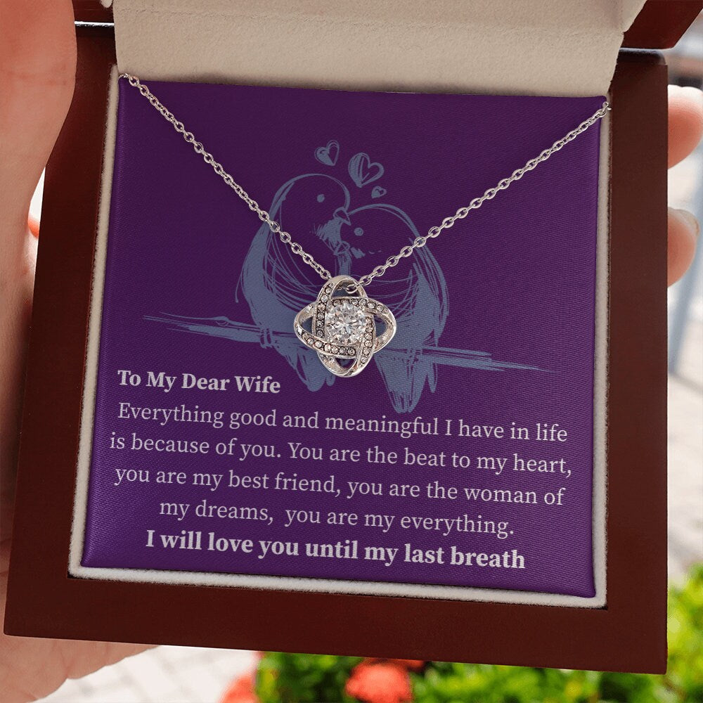 Wife Gift, Birthday Gift for Wife from Husband, Sentimental gifts for her, 1st anniversary gift for wife, Valentines gift, Christmas